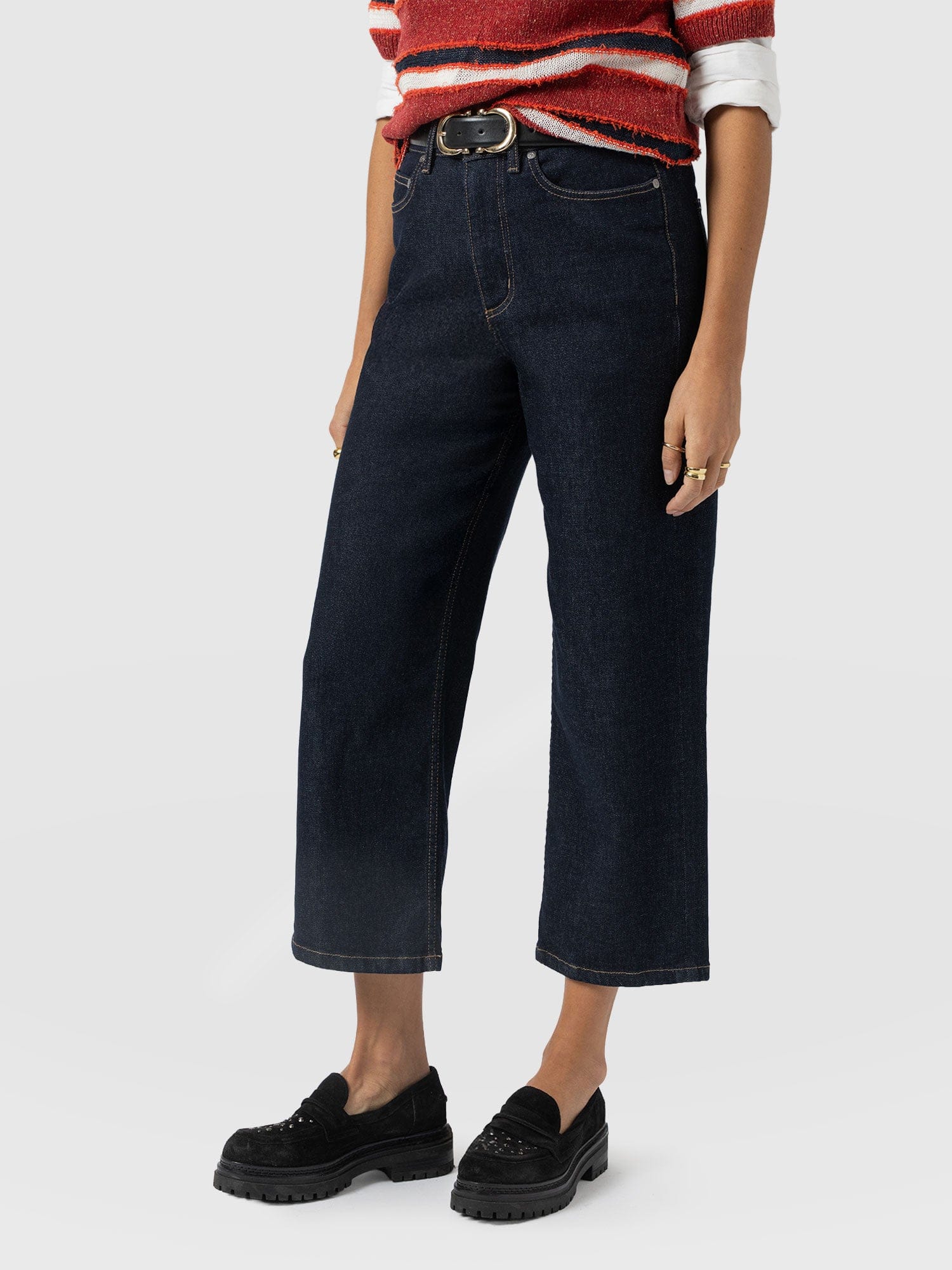 Rylie Crop Jean - Indigo - Image 3