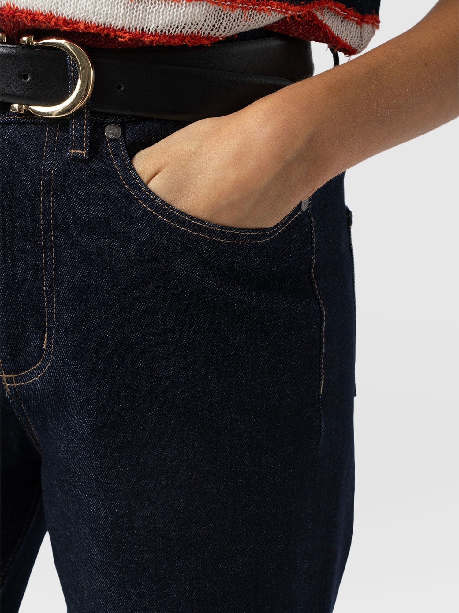 Rylie Crop Jean - Indigo - Image 5