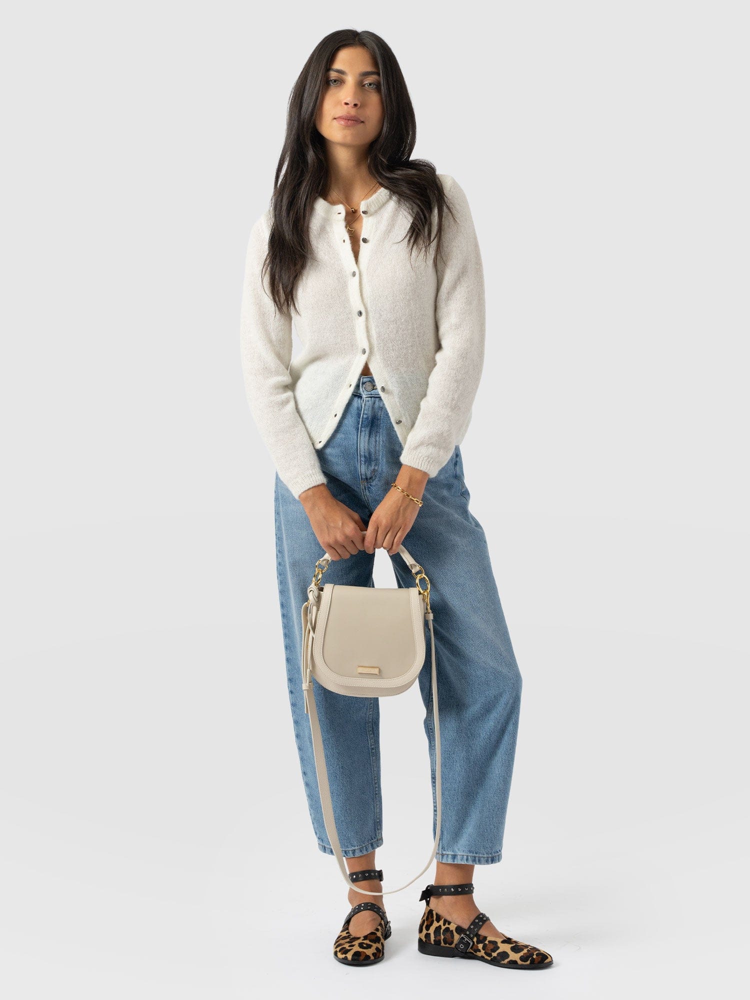 Saddle Bag - Cream - Image 6