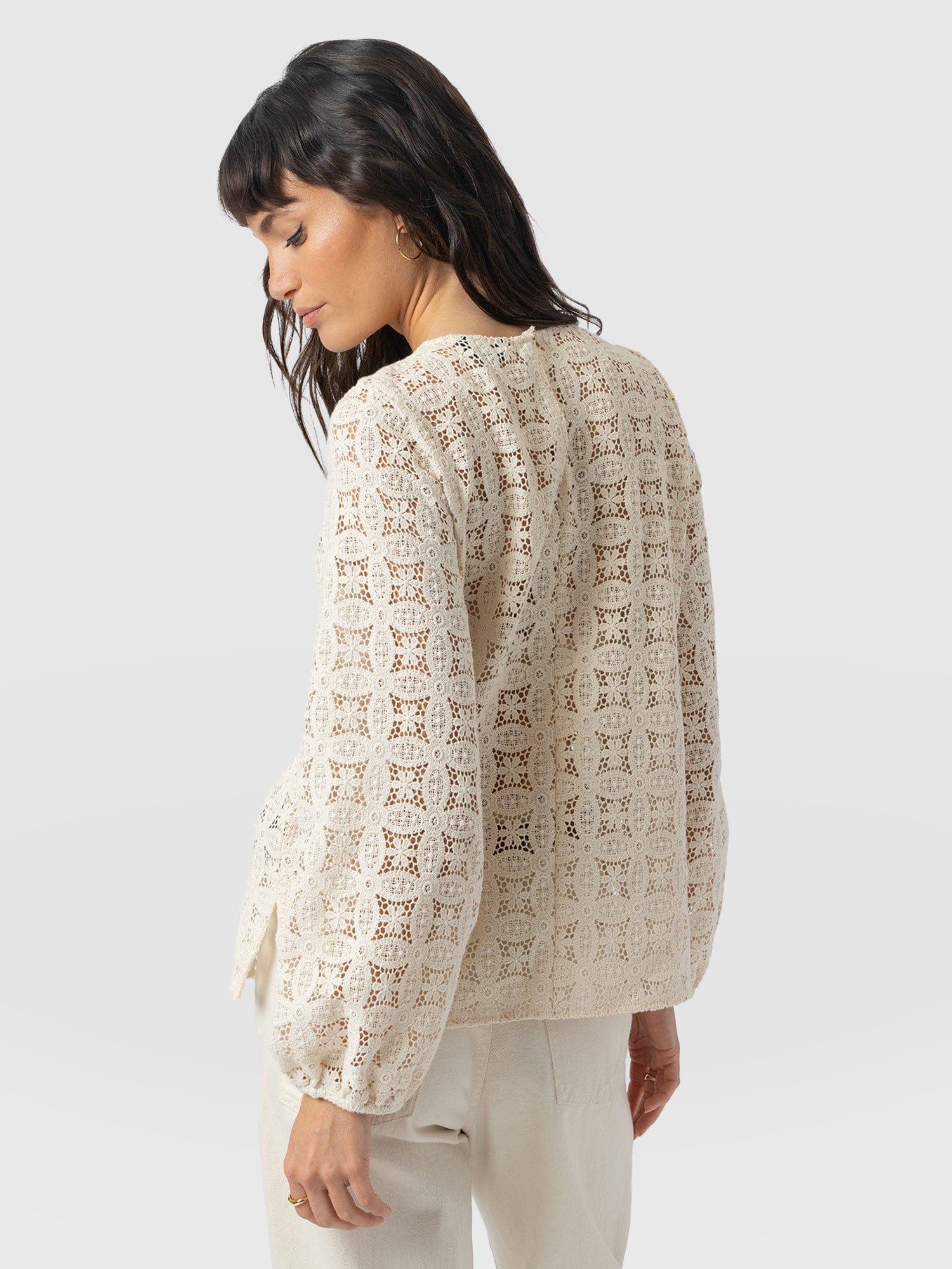 Sadie Blouse - Cream - Image 6