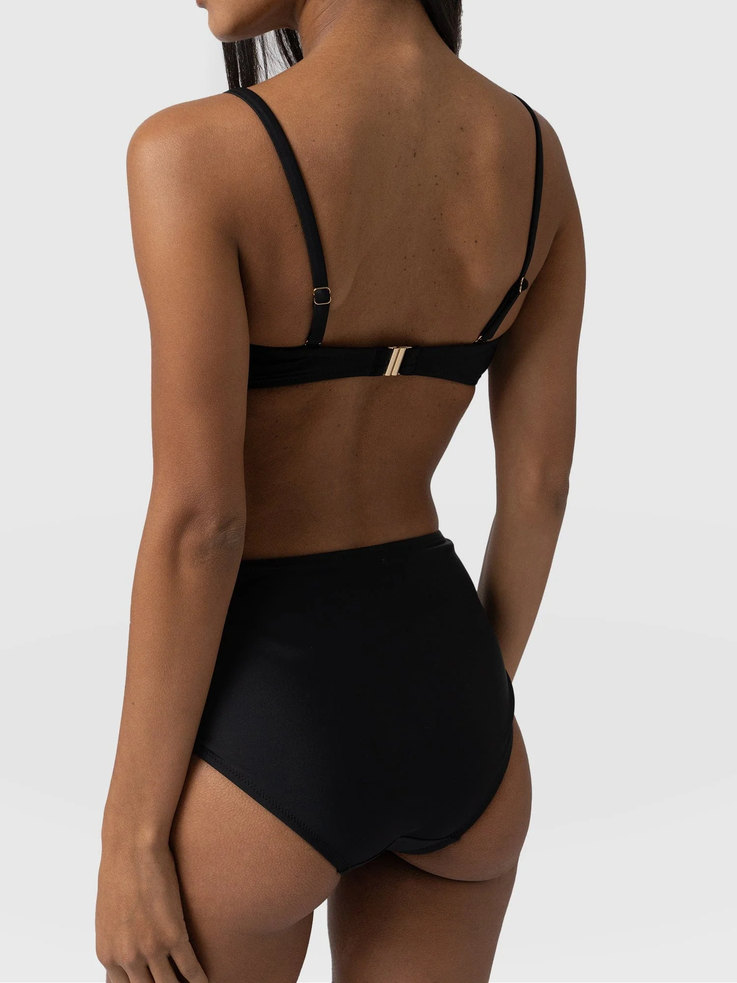 Skye Bandeau Bikini Top - Black - Image 6