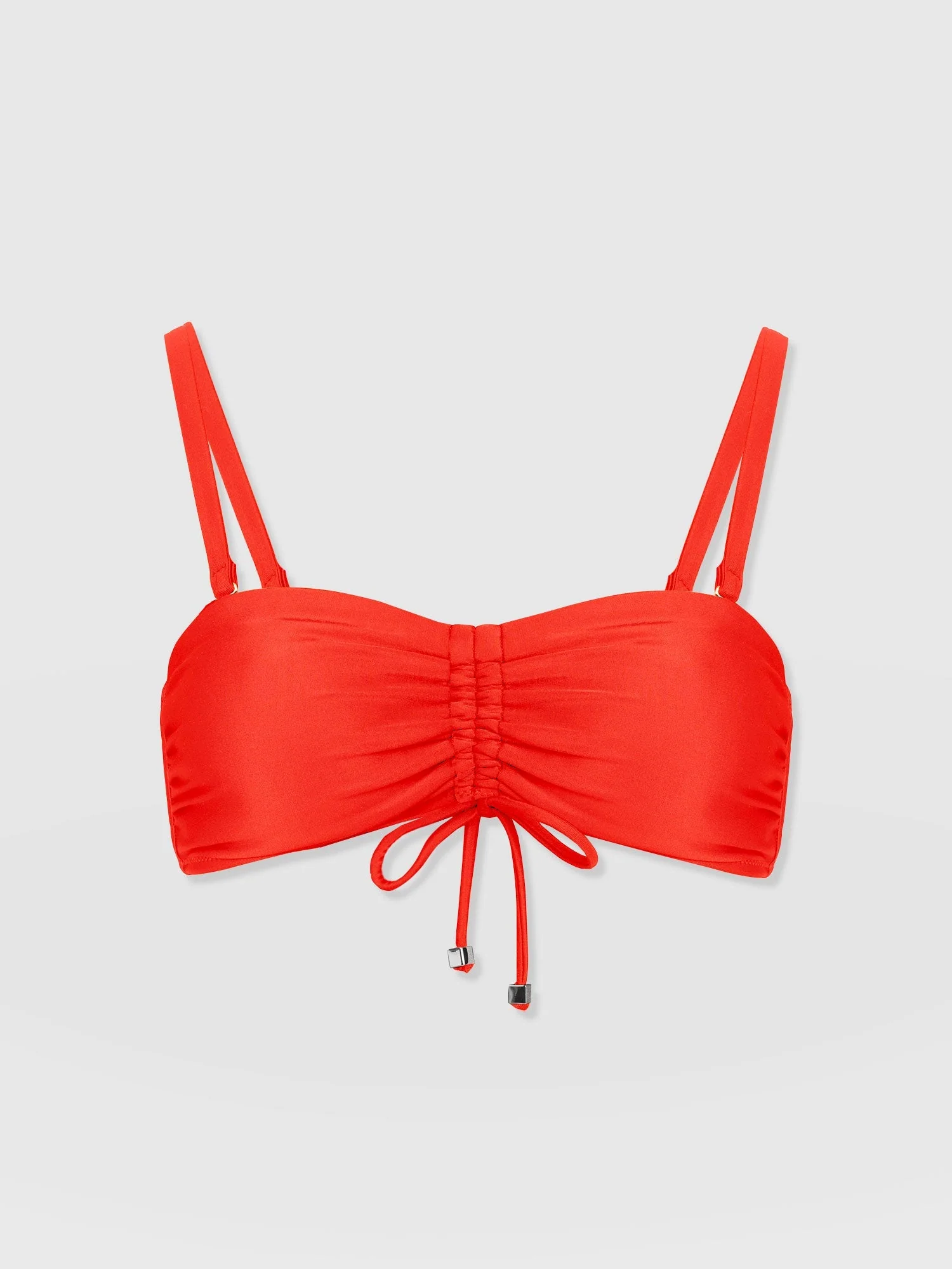 Skye Bandeau Bikini Top - Red - Image 7