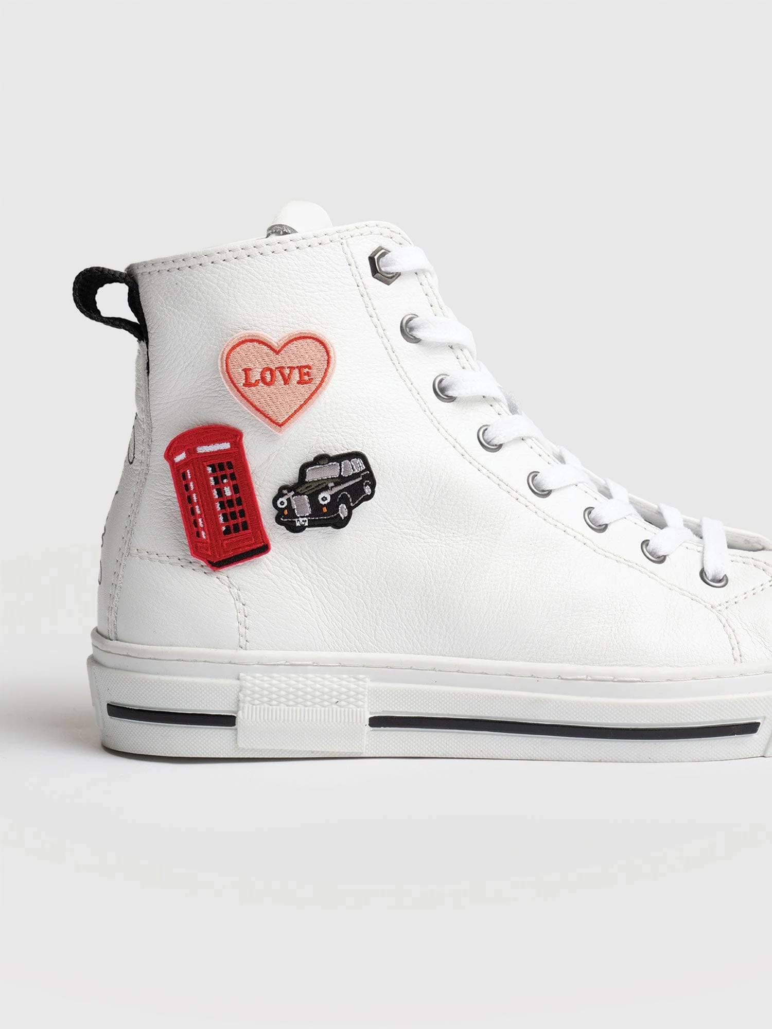 Skye High Top Trainer - White - Image 5