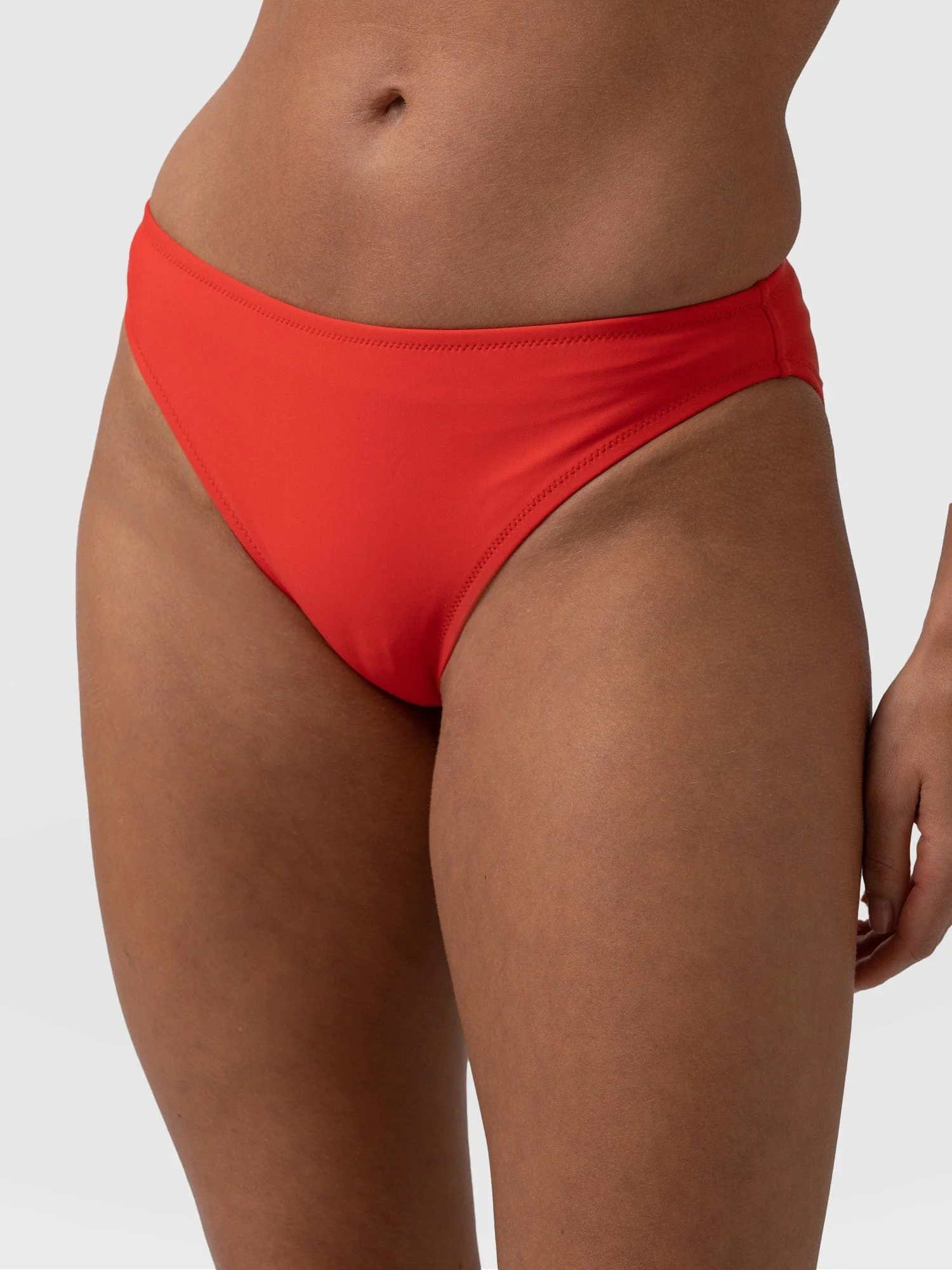 Skye Hipster Bikini Bottom - Red - Image 4