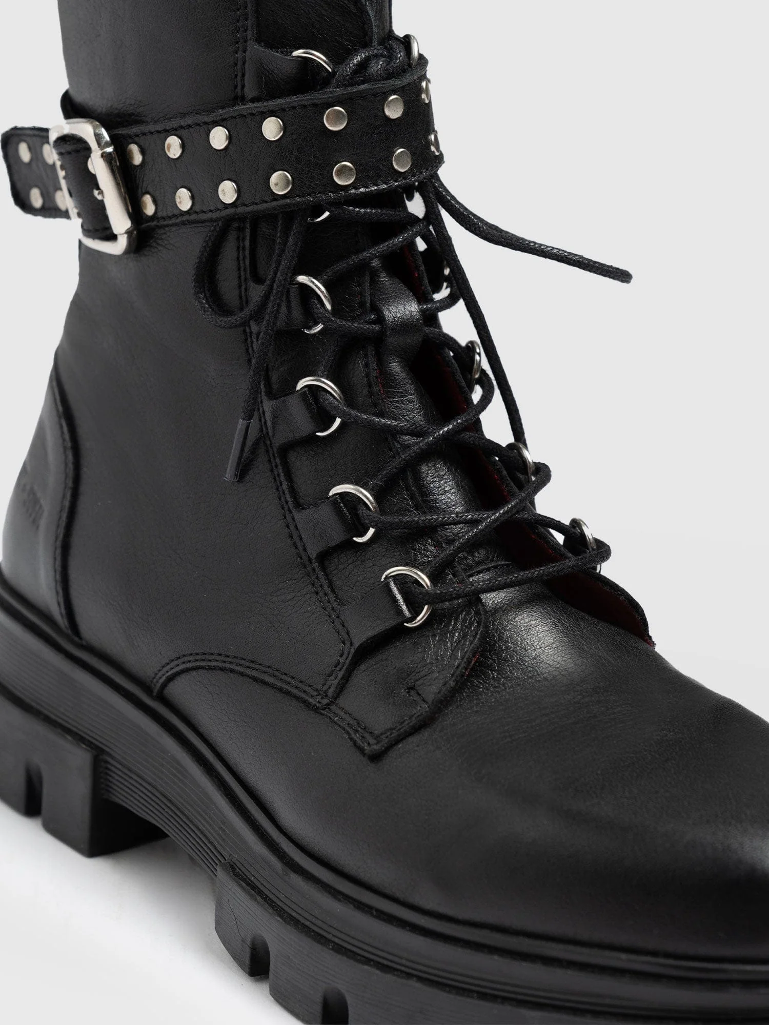 Southbank Studded Boot - Black - Image 4