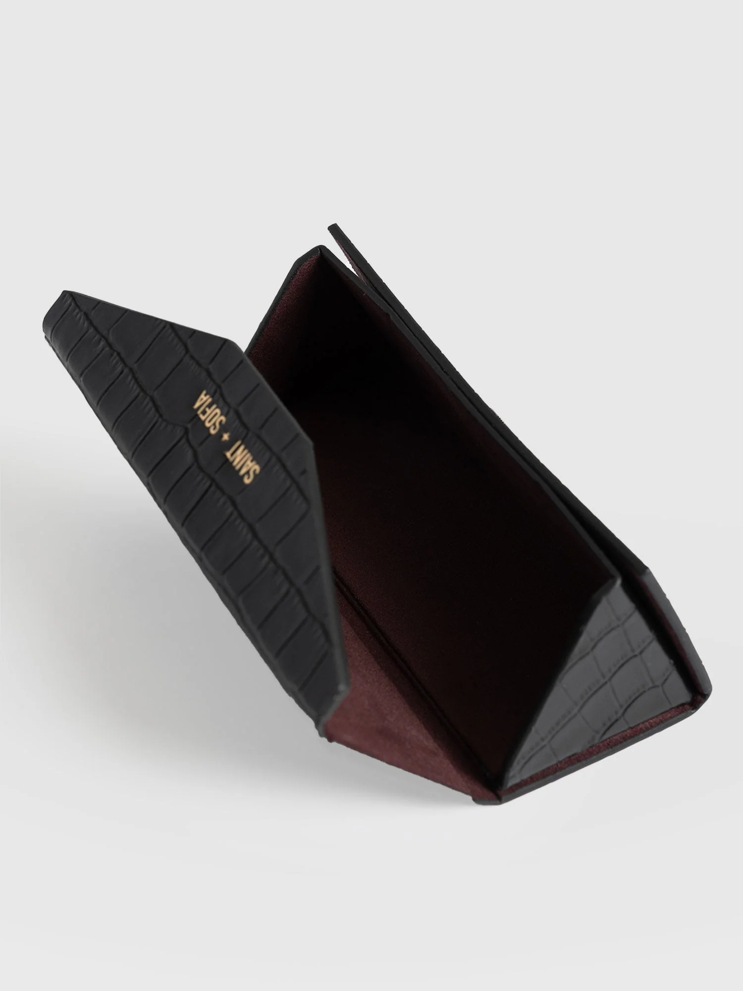 Sunglasses Case - Black Croc - Image 3