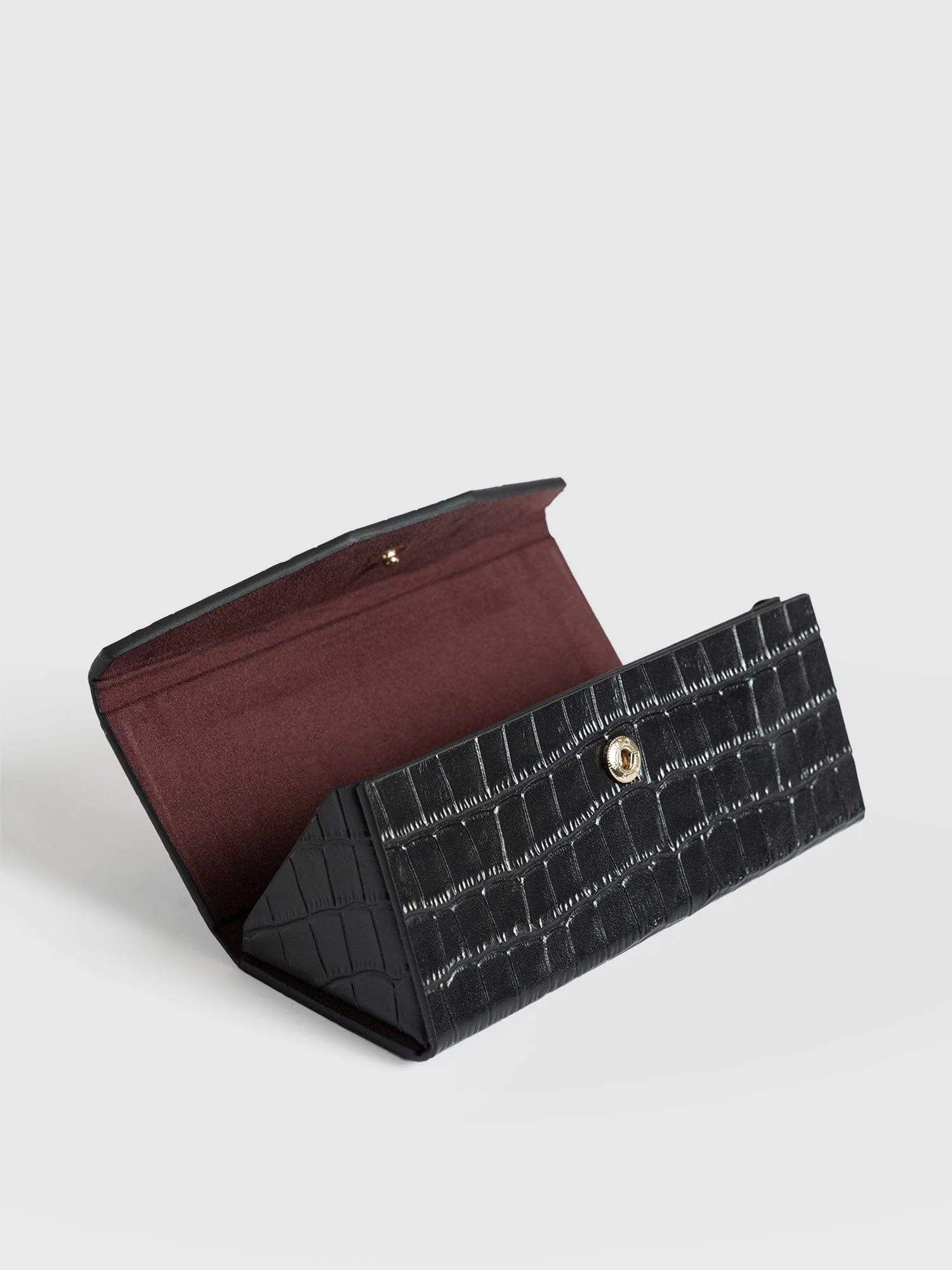 Sunglasses Case - Black Croc - Image 5