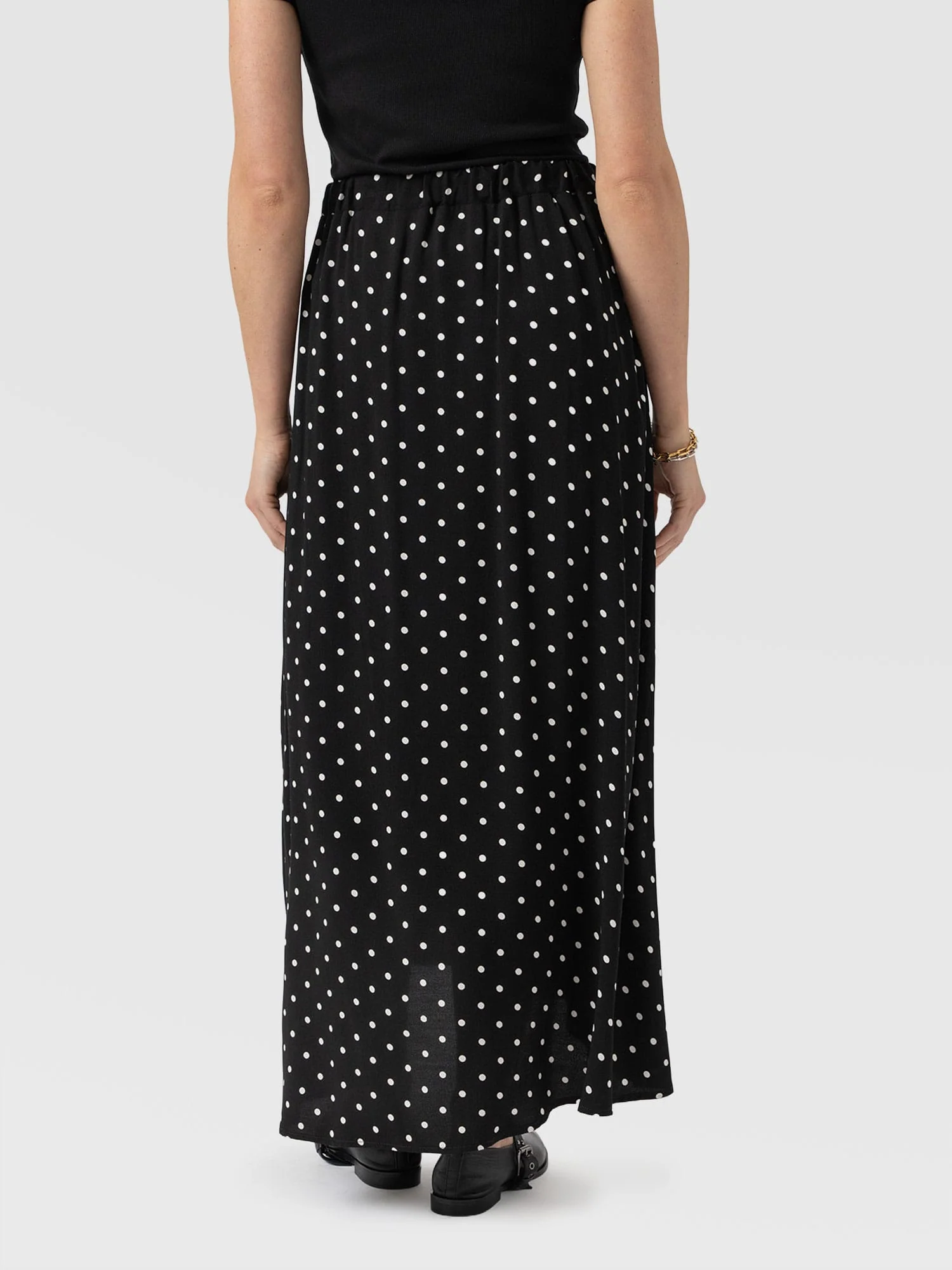 Sutton Skirt - Black Polka Dot - Image 6