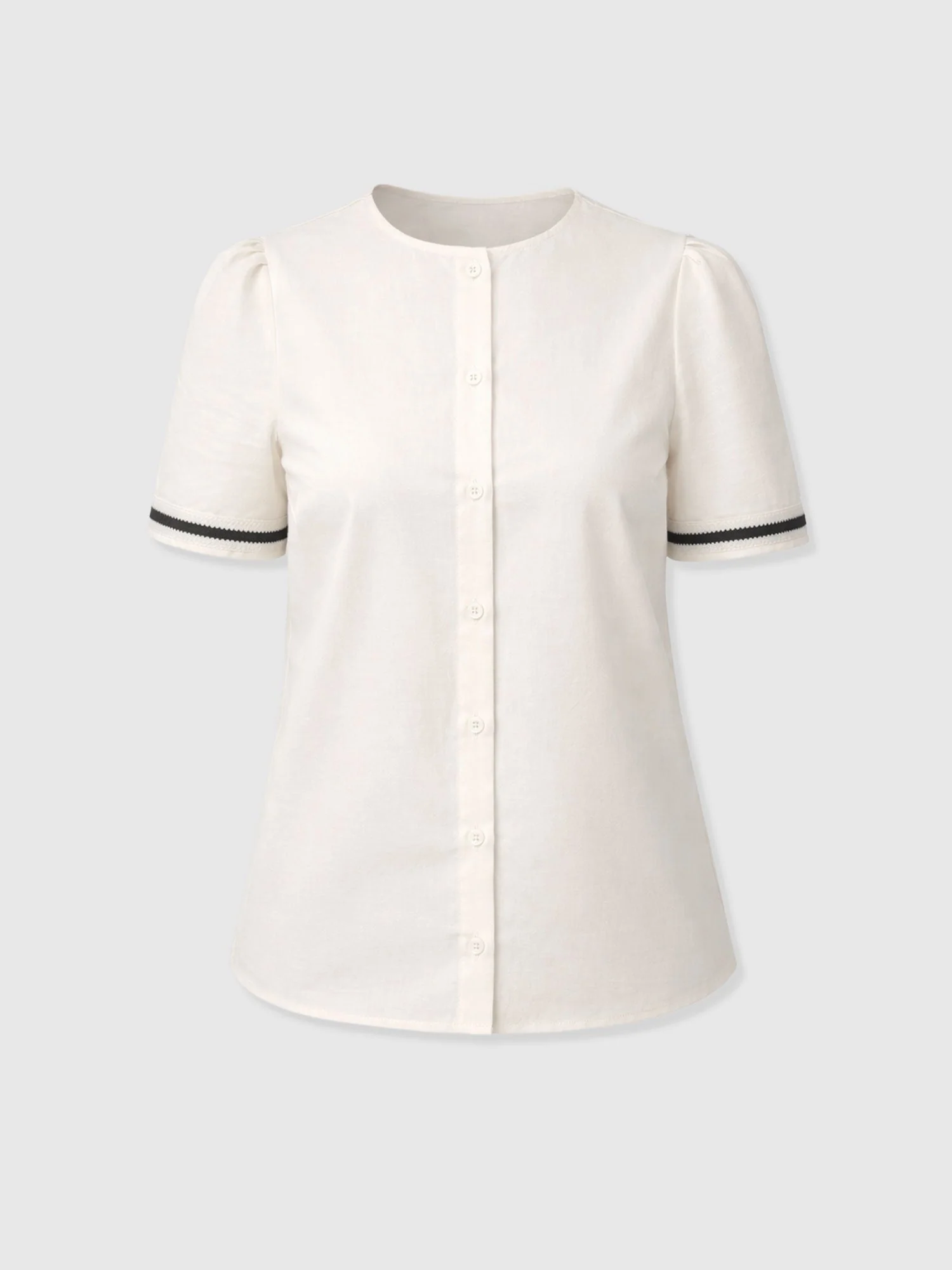 Tabitha Blouse - Cream - Image 7