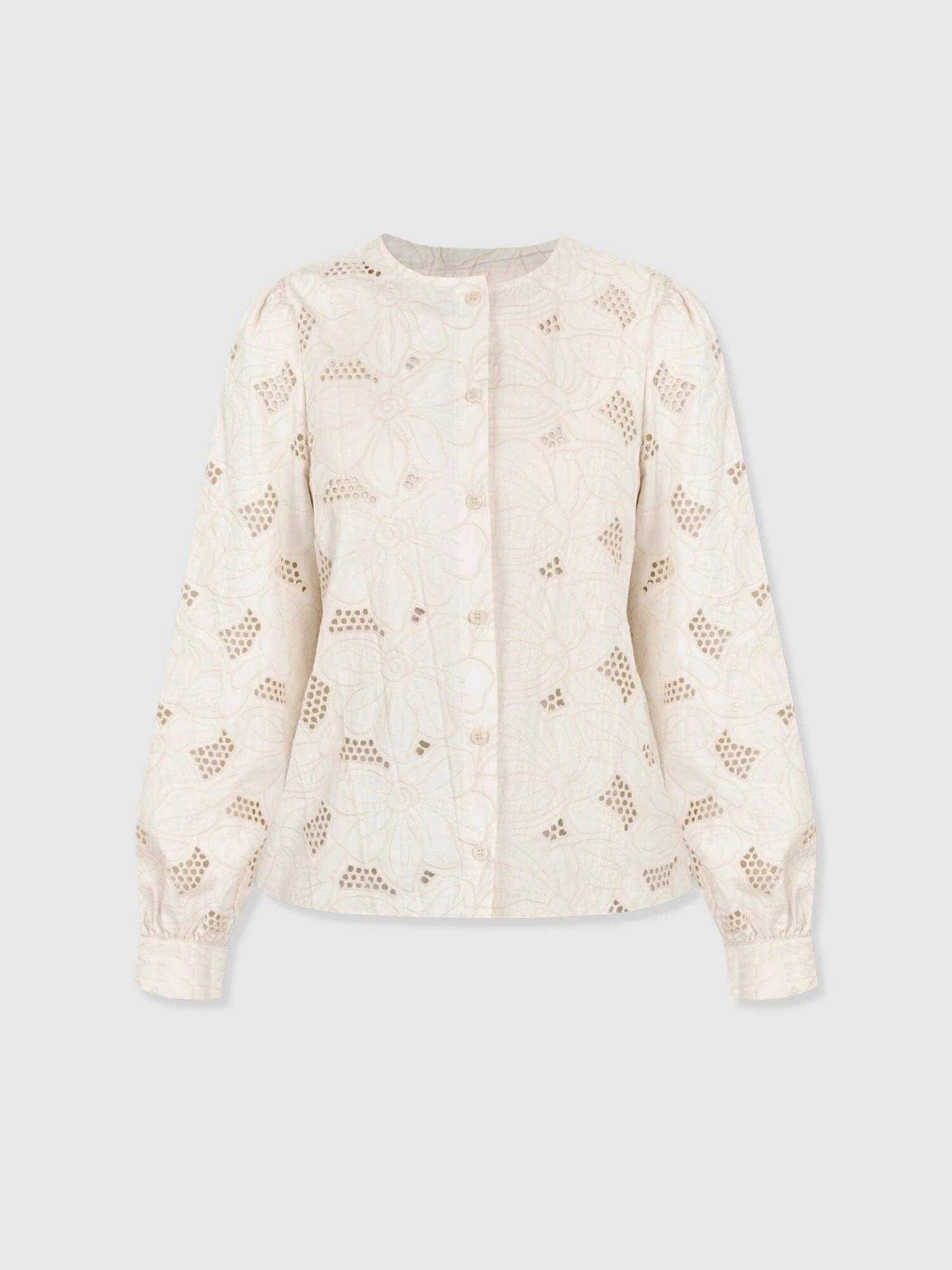 Tabitha Blouse - Cream Floral - Image 7