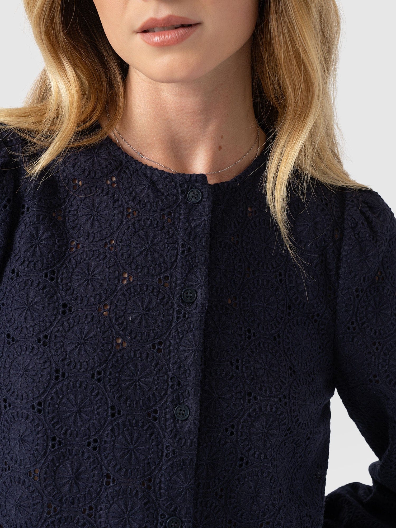 Tabitha Blouse - Navy - Image 4