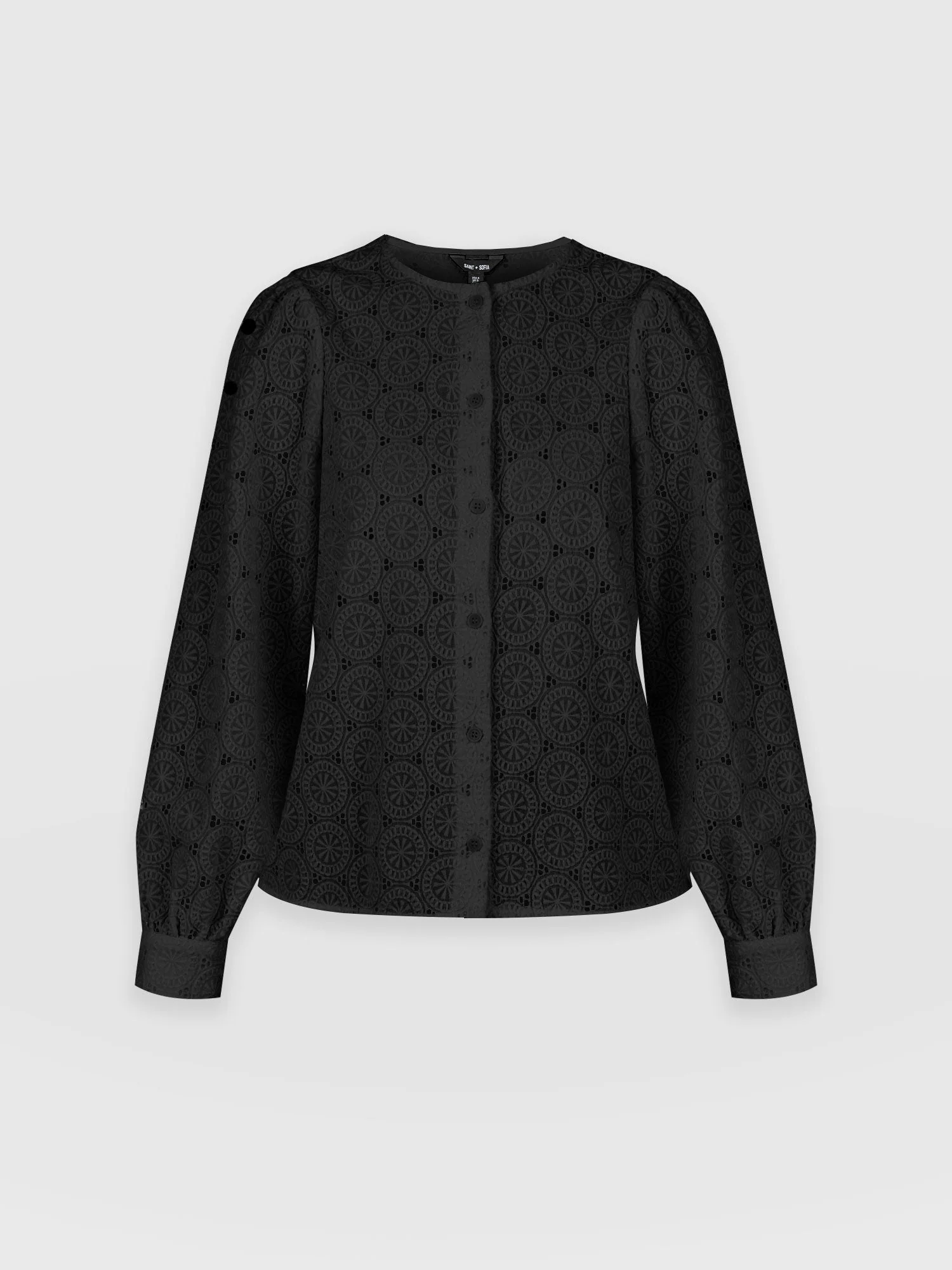 Tabitha Blouse - Black Broderie - Image 7