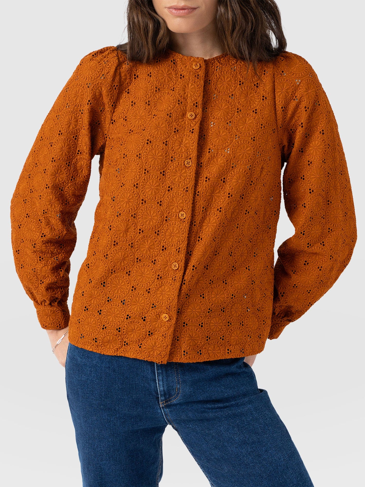 Tabitha Blouse - Tan - Image 4