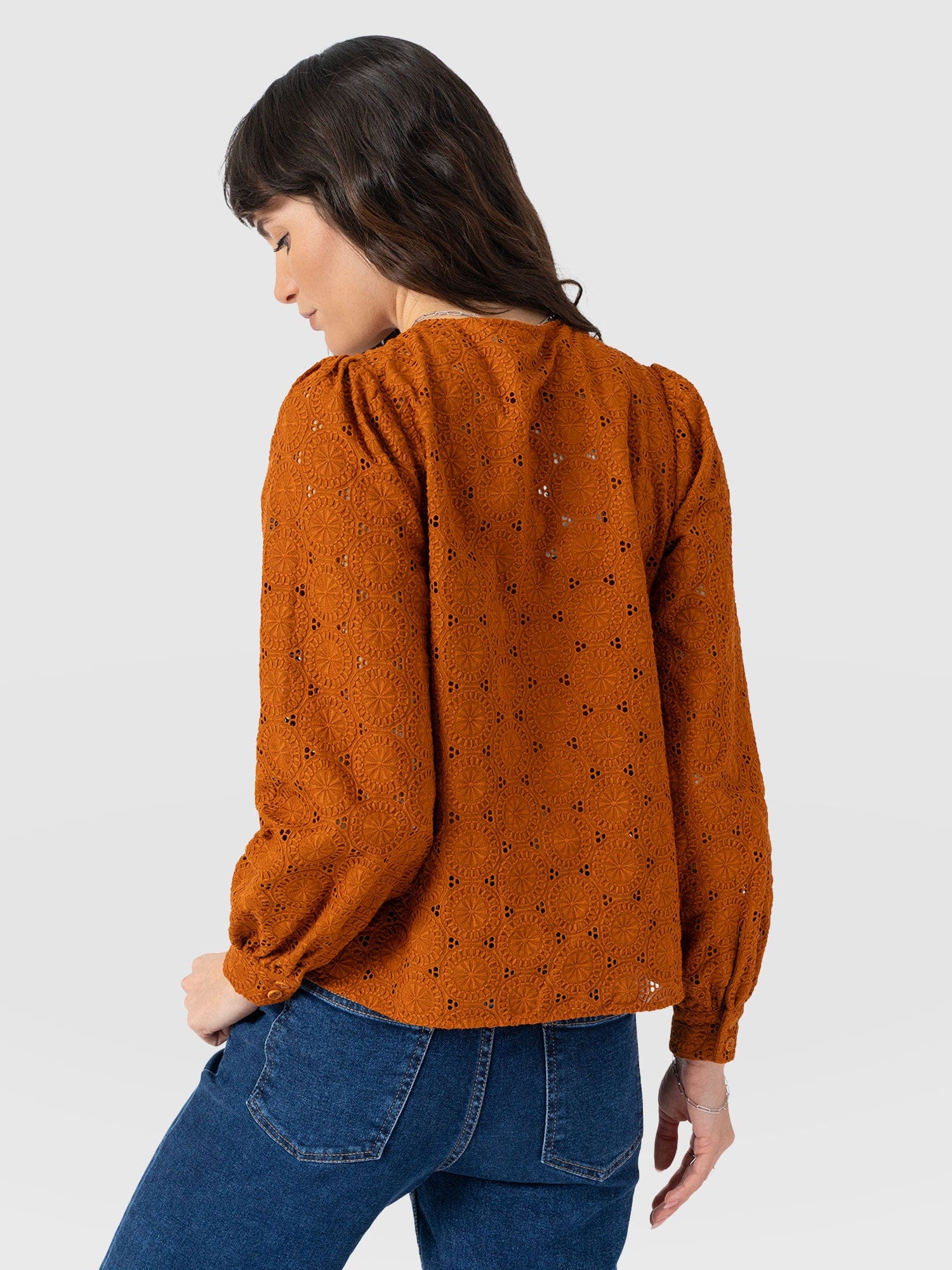 Tabitha Blouse - Tan - Image 6