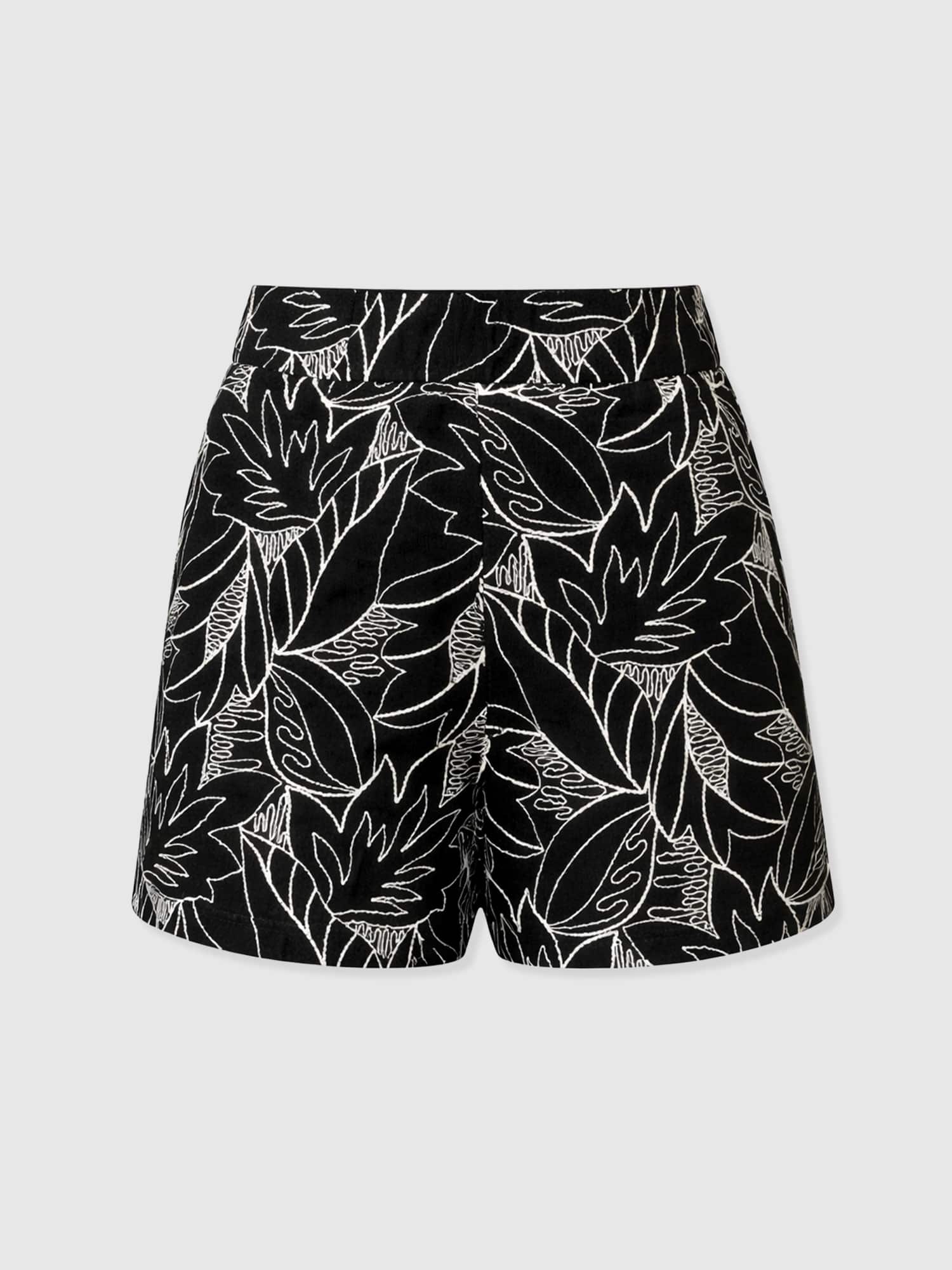 Tabitha Short - Black Embroidered - Image 7