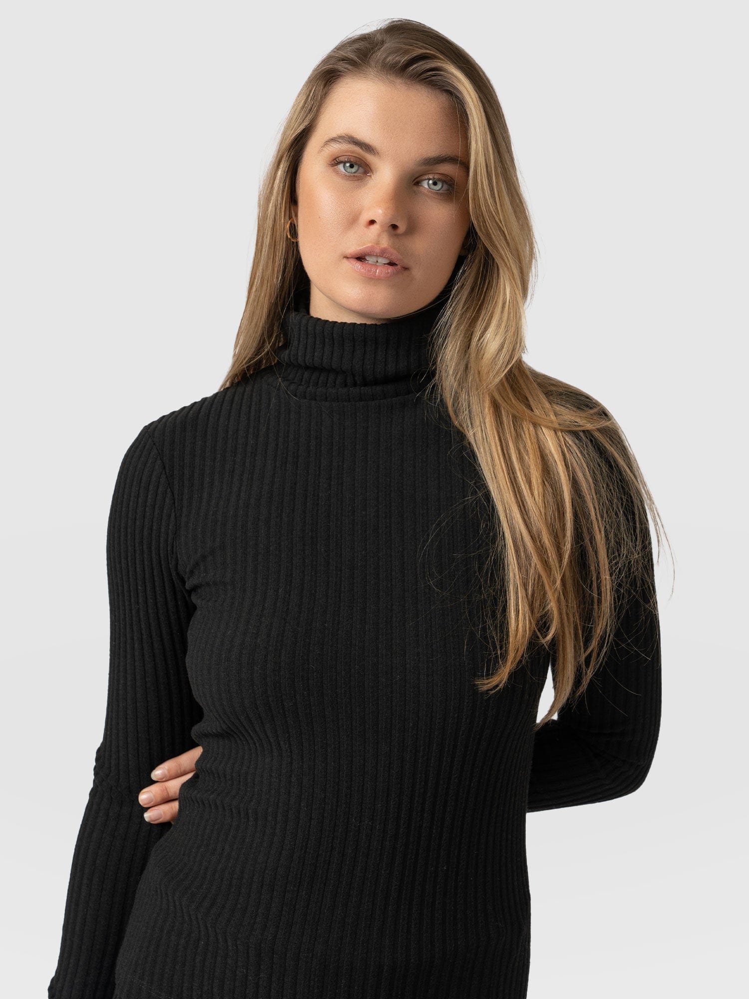 Tempest Roll Neck - Black - Image 5