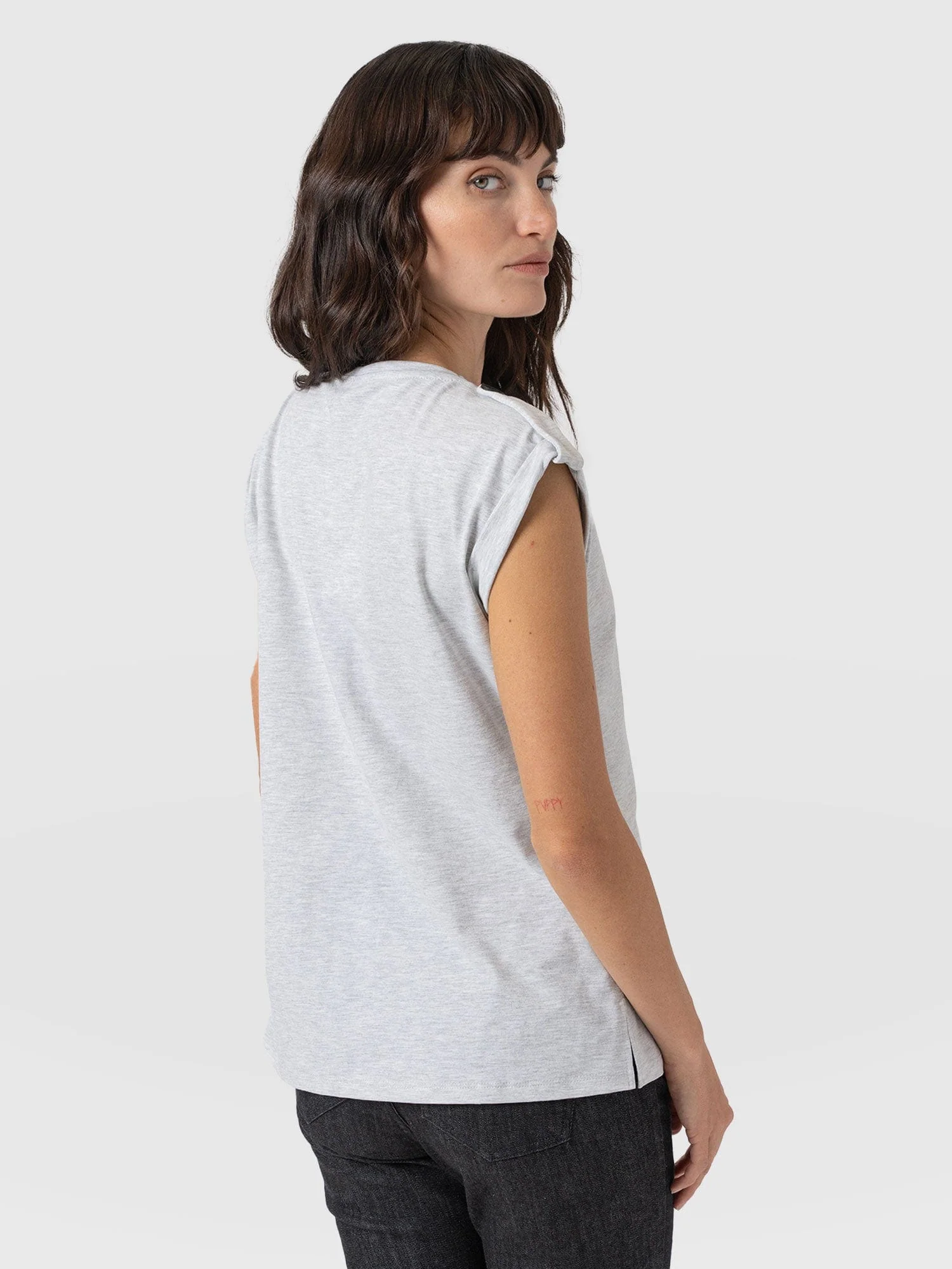Turn Up Tee - Grey Rock N Roll - Image 6
