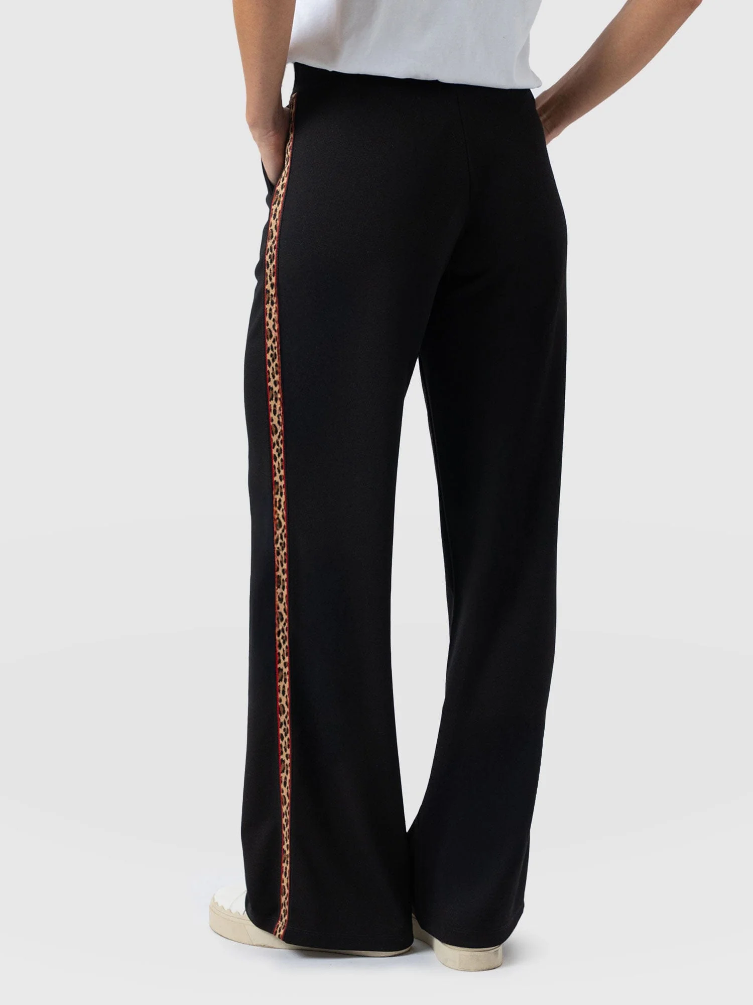 Victory Straight Leg Pant - Black - Leopard - Image 6