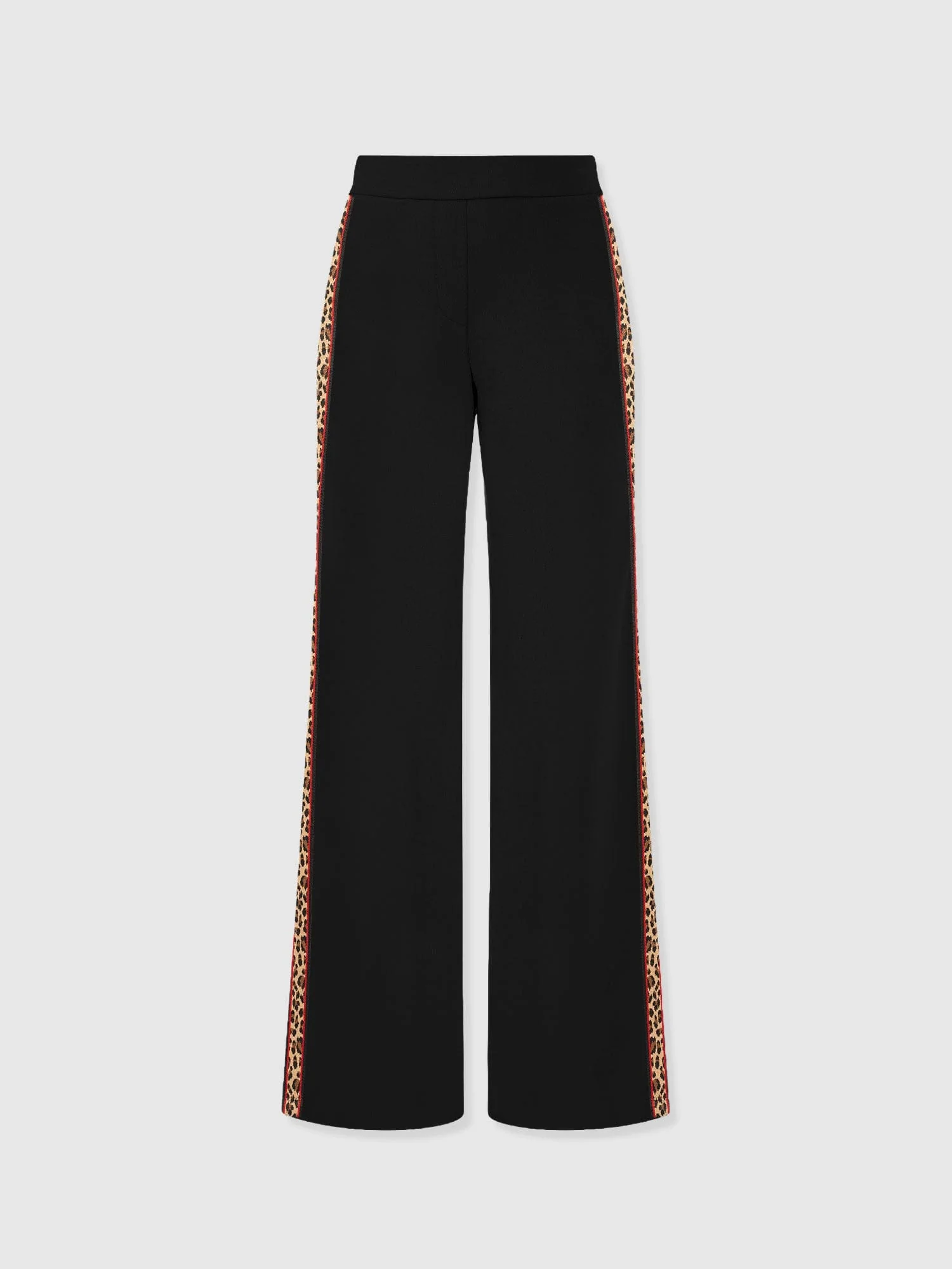 Victory Straight Leg Pant - Black - Leopard - Image 7