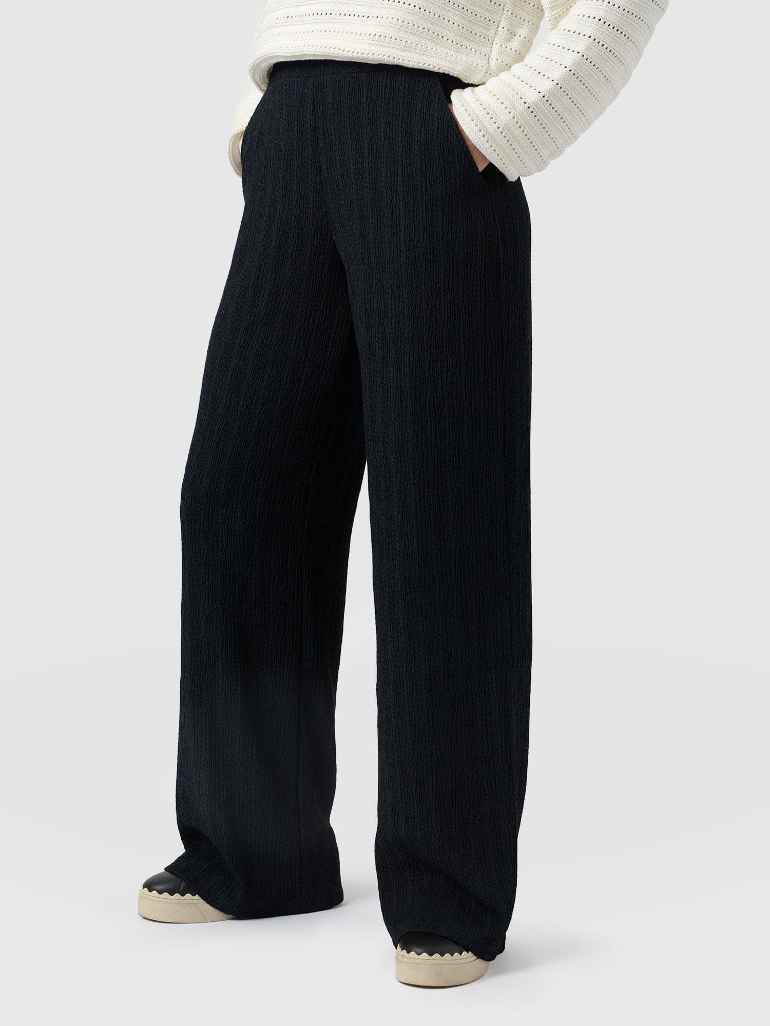 Victory Straight Leg Pant - Black Textured - Image 3