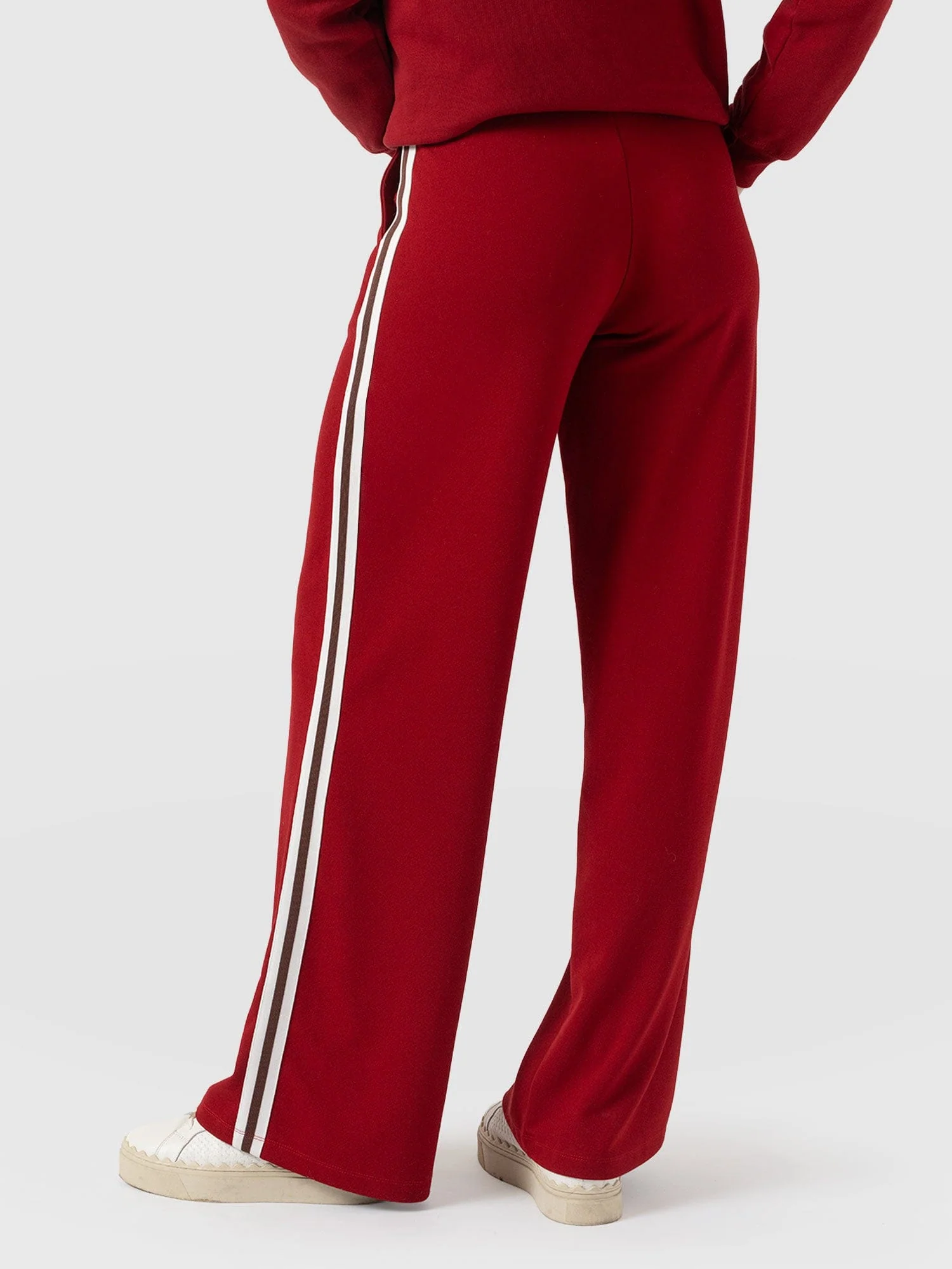 Victory Straight Leg Pant - Red - Brown Stripe - Image 6