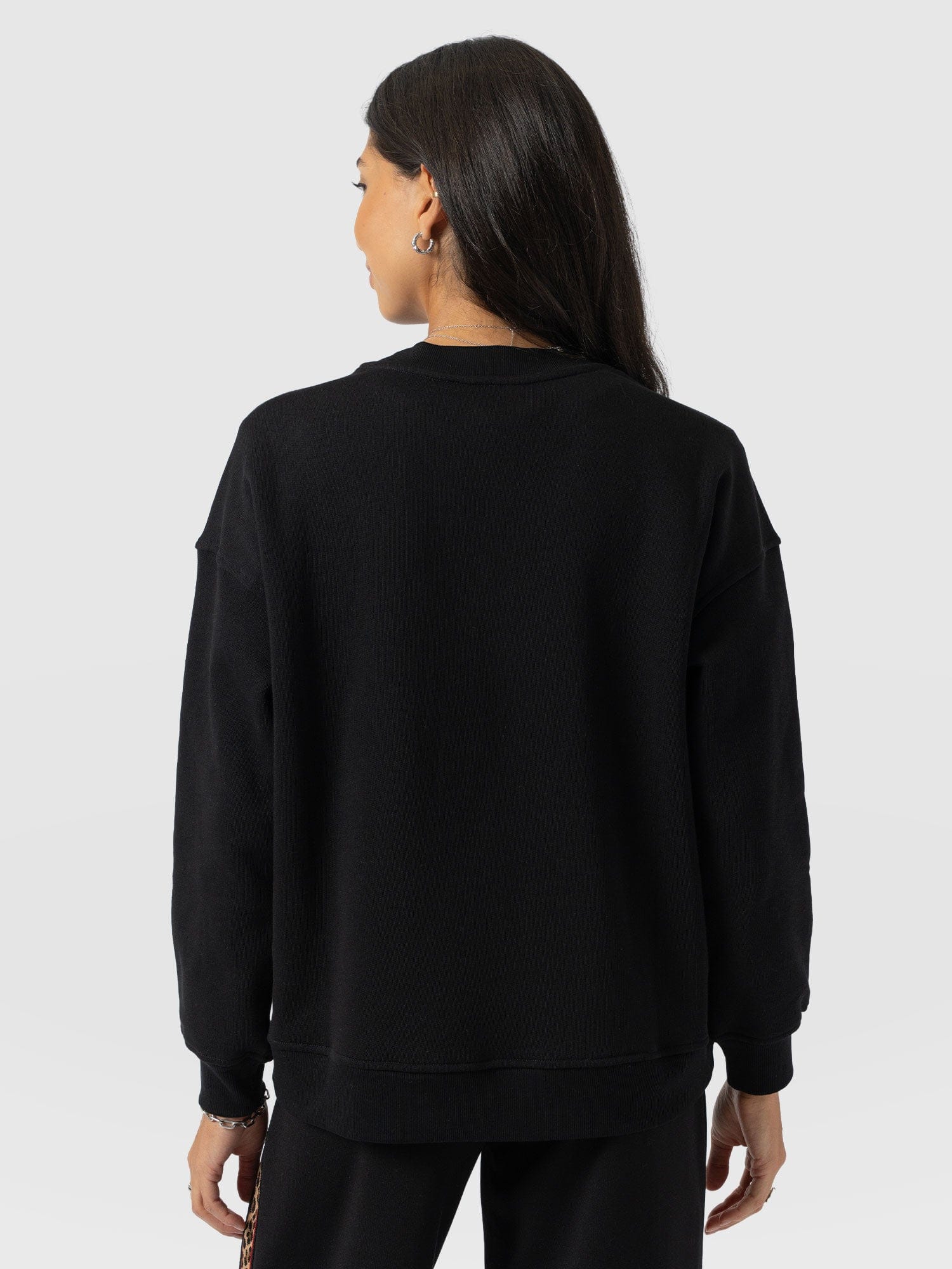 Victory Sweatshirt - Black - Leopard - Image 6