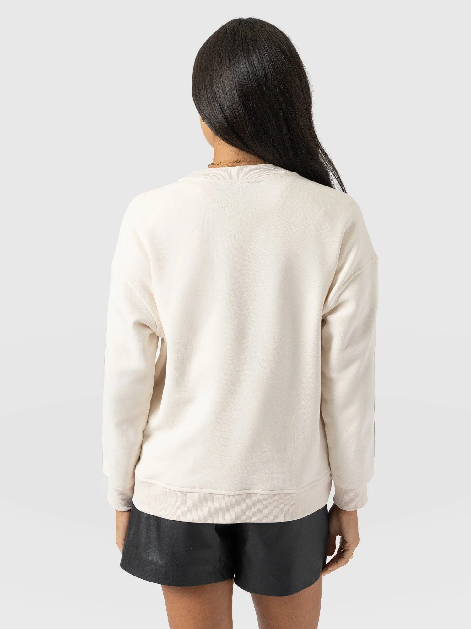 Victory Sweatshirt - Cream - Black Stripe - Image 6