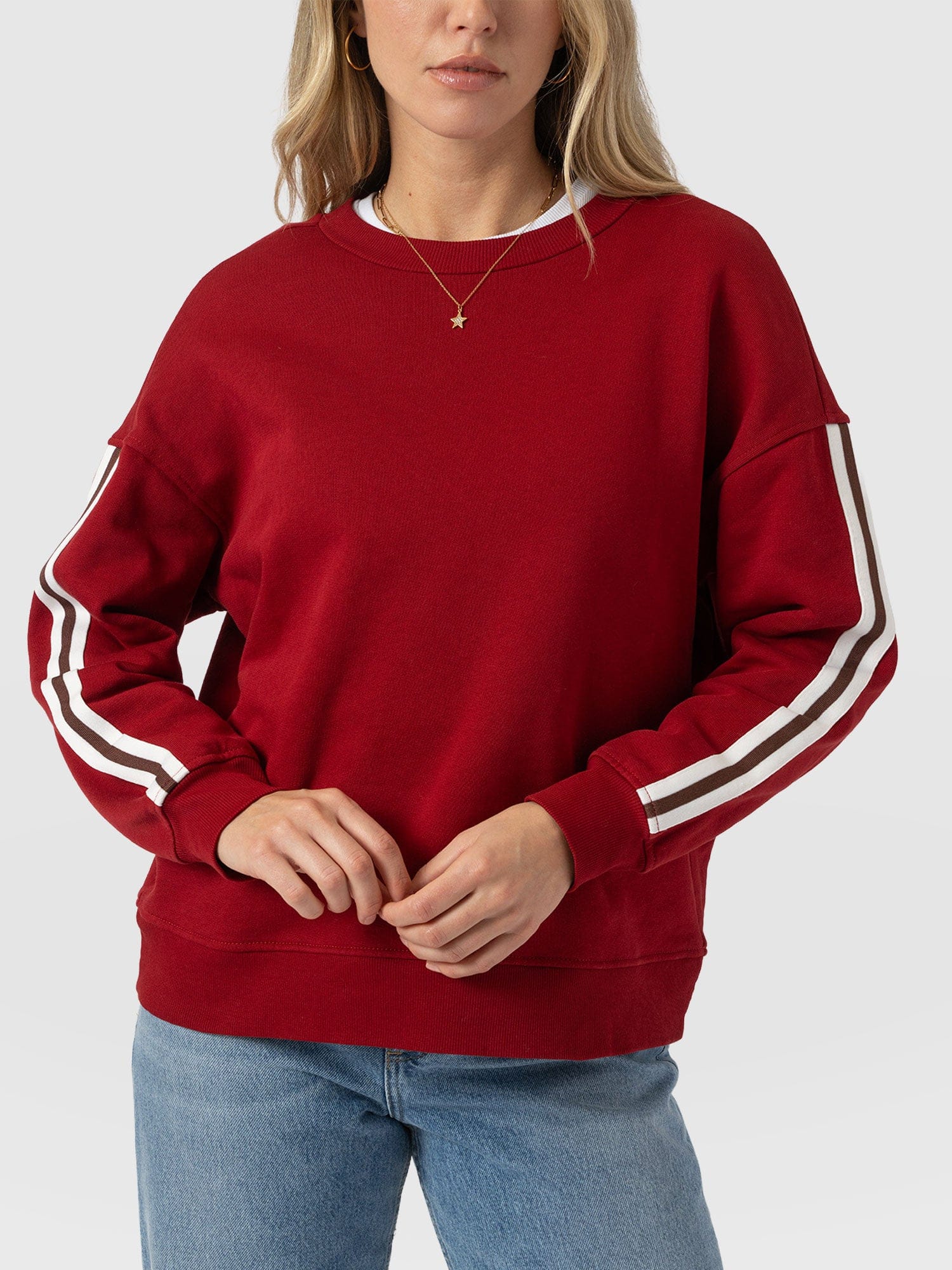 Victory Sweatshirt - Red Stripe - Image 4