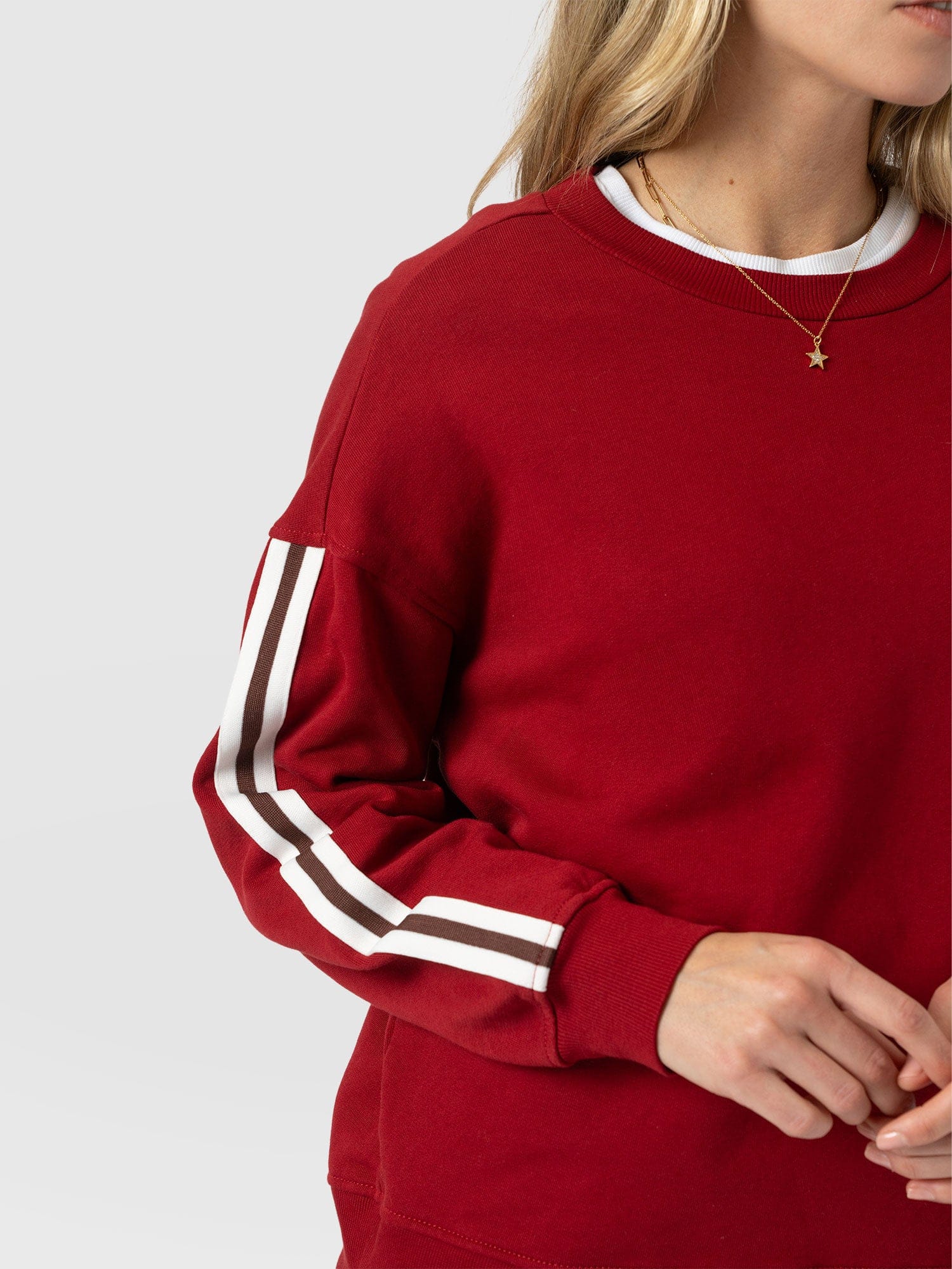 Victory Sweatshirt - Red Stripe - Image 5