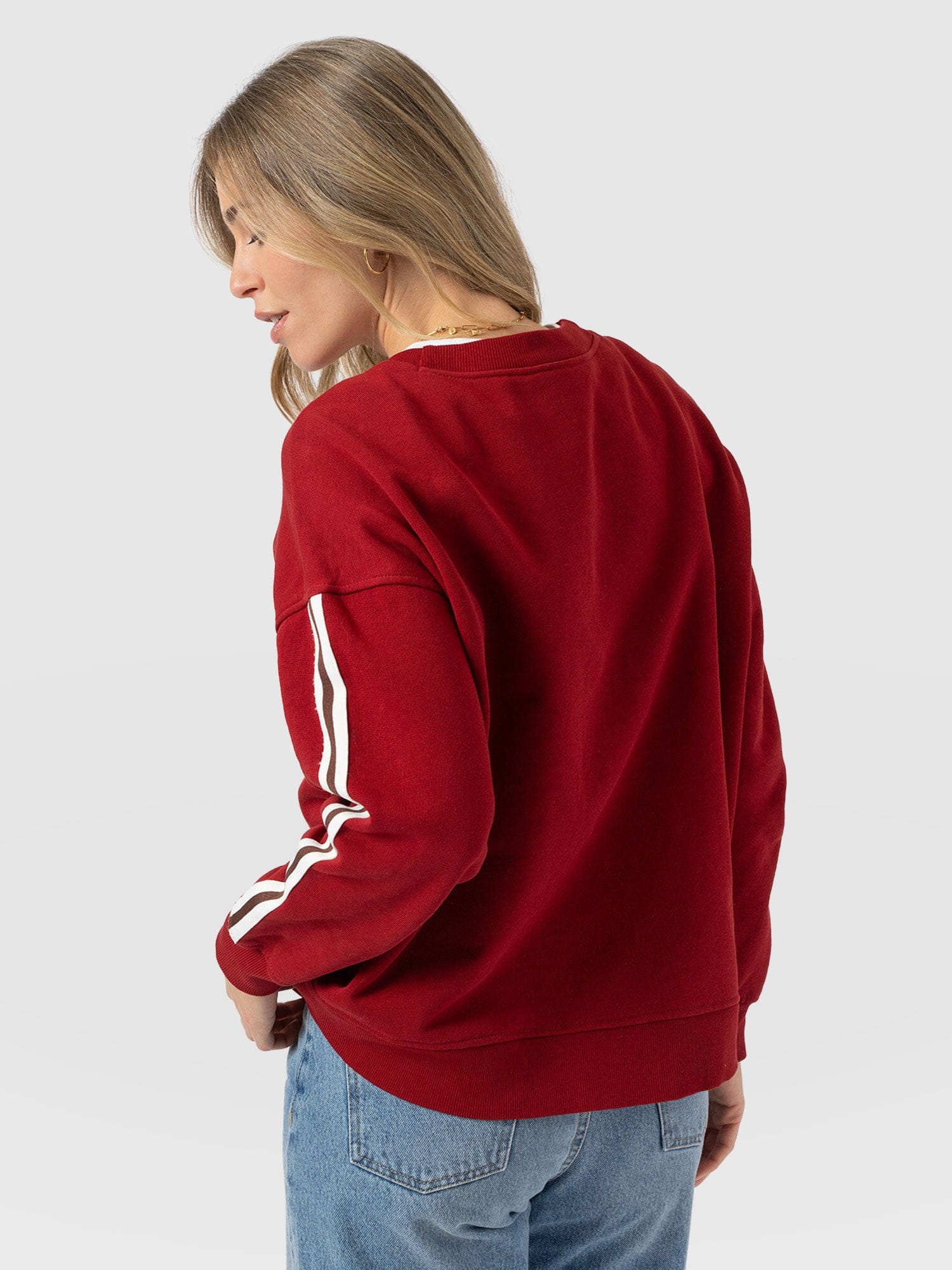 Victory Sweatshirt - Red Stripe - Image 6