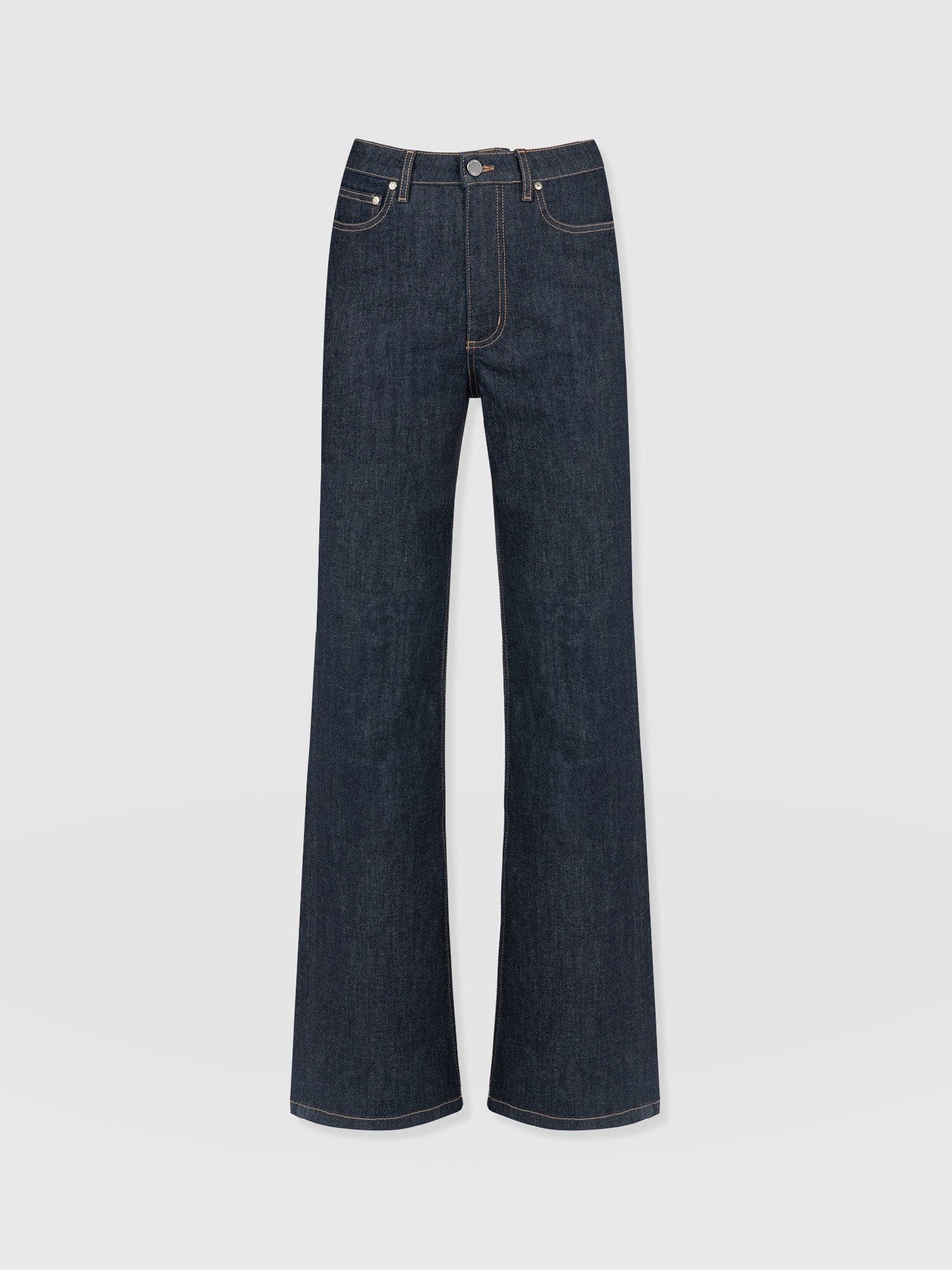 Wide Leg Jean - Indigo Blue - Image 7